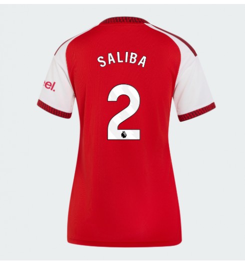 Arsenal William Saliba #2 Hjemmedrakt Dame 2026-27 Korte ermer Arsenal William Saliba #2 Hjemmedrakt Dame 2026-27 Korte ermer